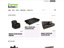 Tablet Screenshot of express-living.com